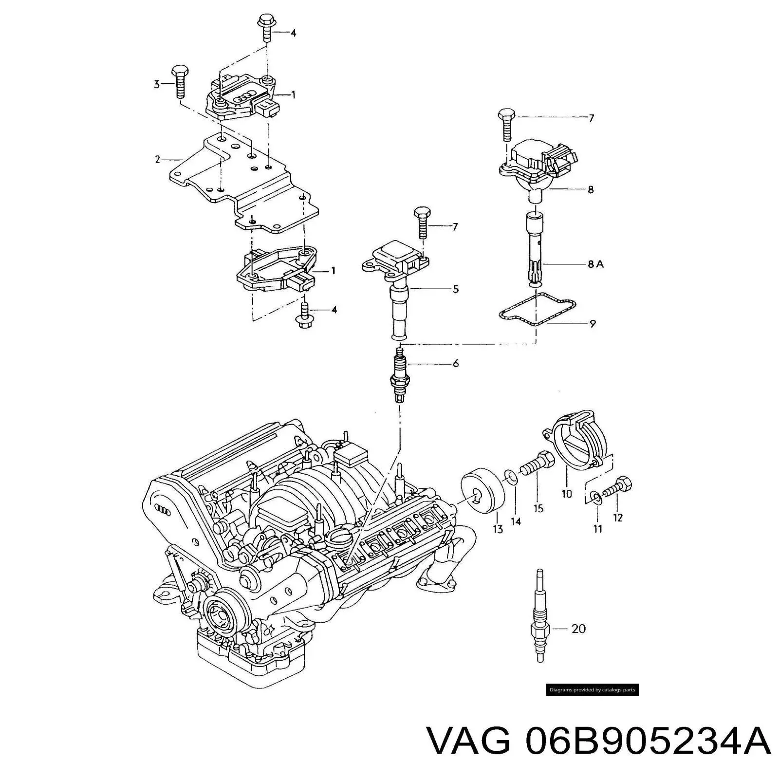 Sensor de efecto Hall VAG 06B905234A precio, desde 15,19 USD