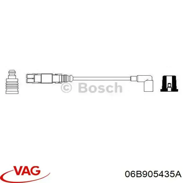 06B905435A VAG cable de encendido, cilindro №3