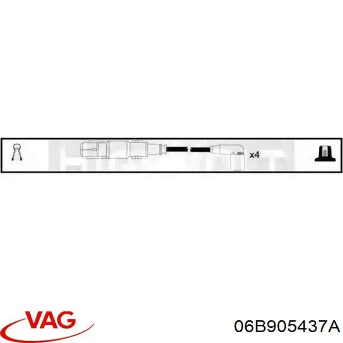 Comprar 06B905437A VAG Cable de bujía