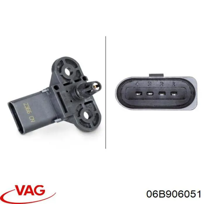Comprar 06B906051 VAG Sensor de presión del colector de admisión