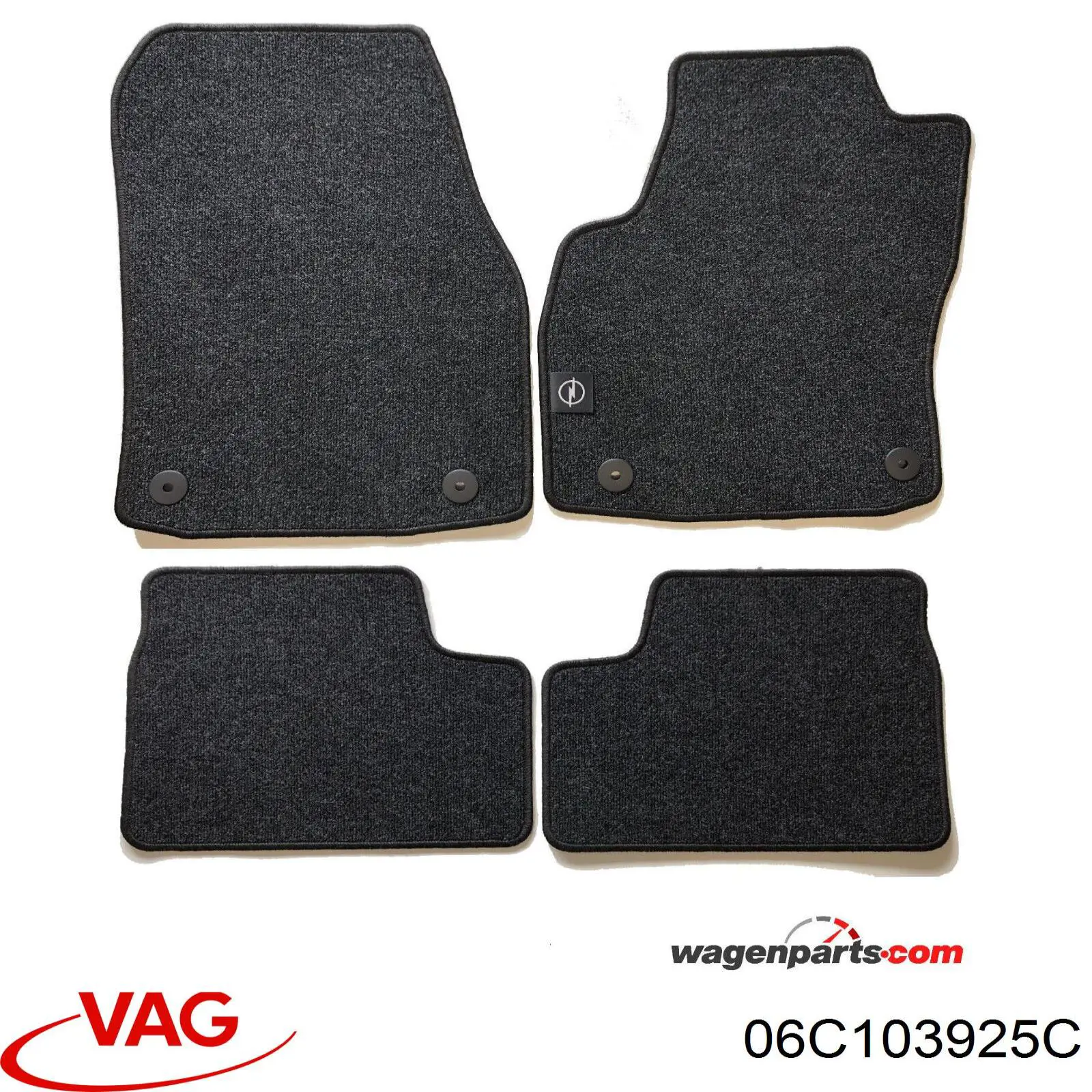 06C103925C VAG Tapa del motor decorativa
