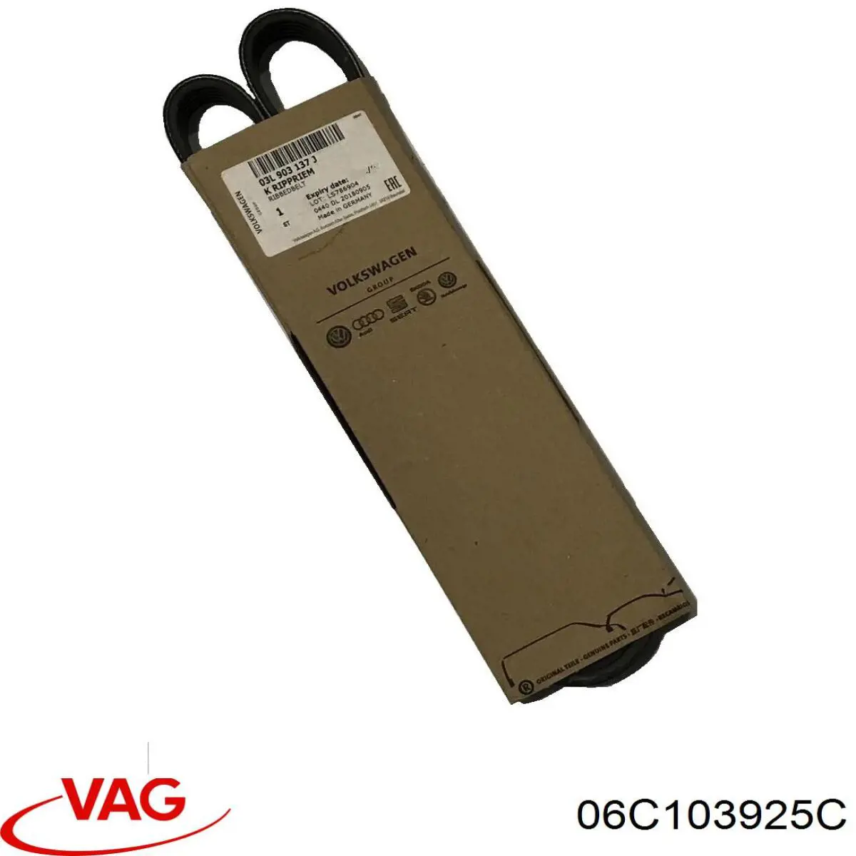Cubierta decorativa del motor VAG 06C103925C precio, desde  