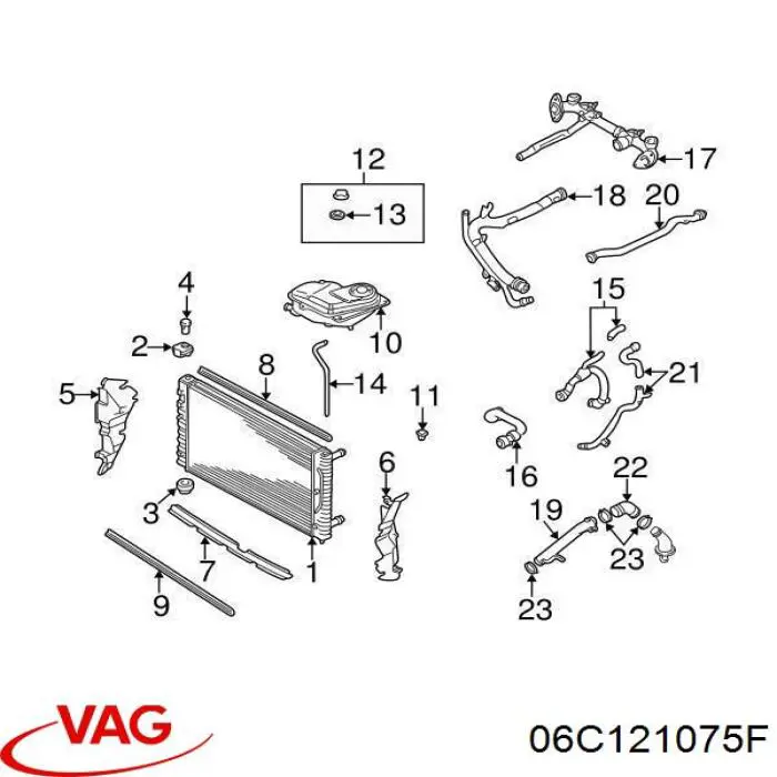  VAG 06C121075F precio, desde 18,19 EUR