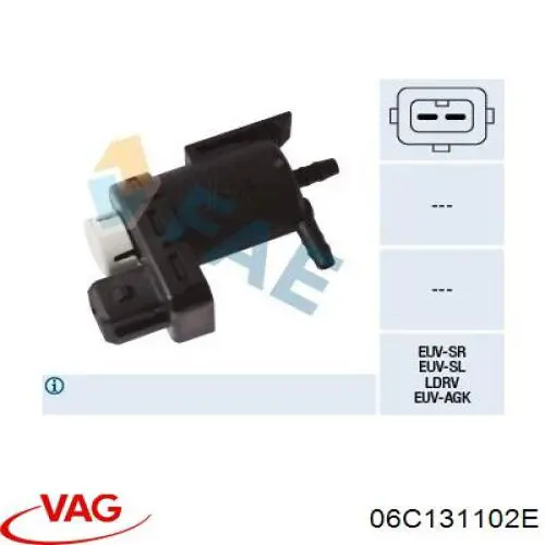 Comprar 06C131102A VAG Válvula de aire secundario