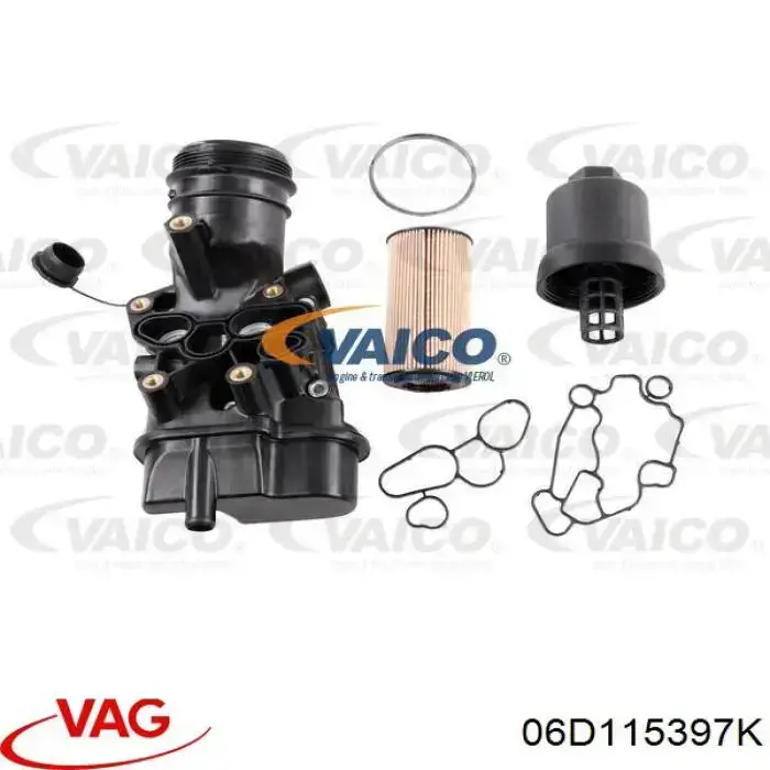 06D115397K VAG caja, filtro de aceite