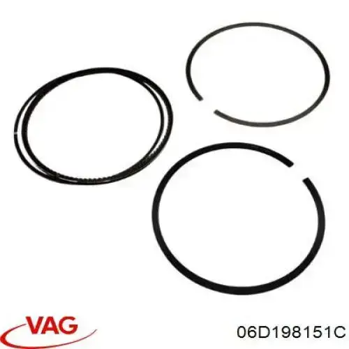 06D198151C VAG juego de piston para motor, std