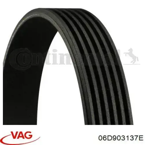 Correa accesorios VAG 06D903137E