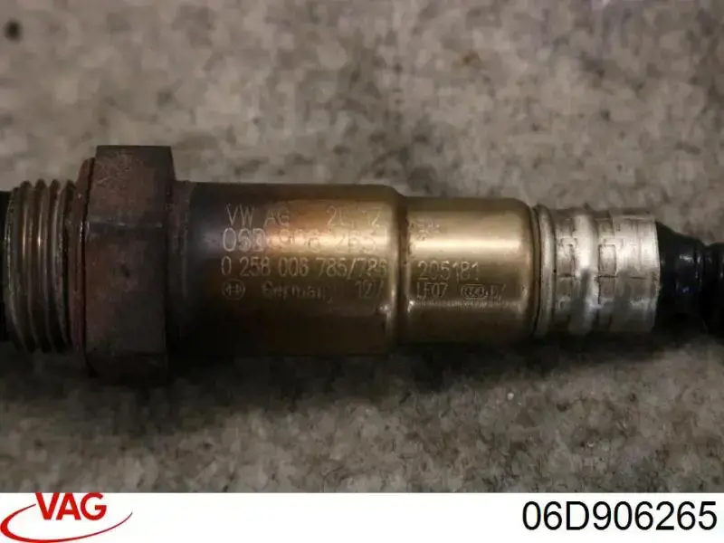 Sonda lambda de oxígeno posterior al catalizador 06D906265 VAG