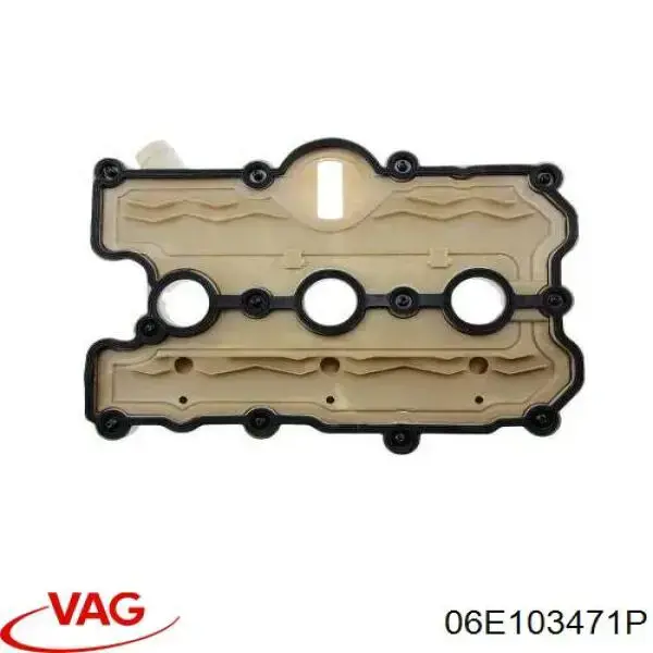 06E103471P VAG Tapa de válvulas izquierda