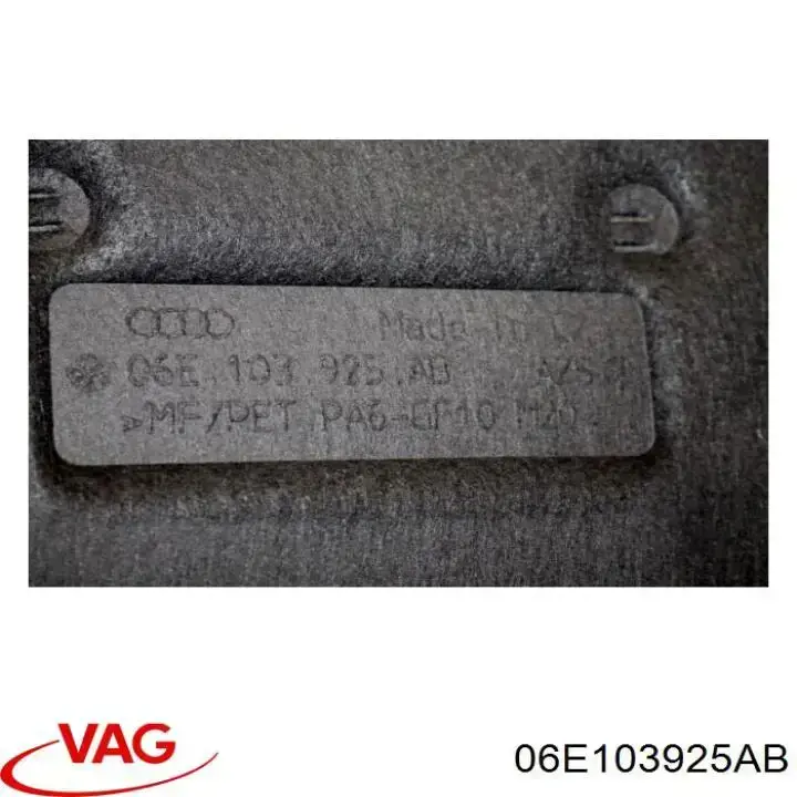 06E103925AB VAG Tapa del motor decorativa