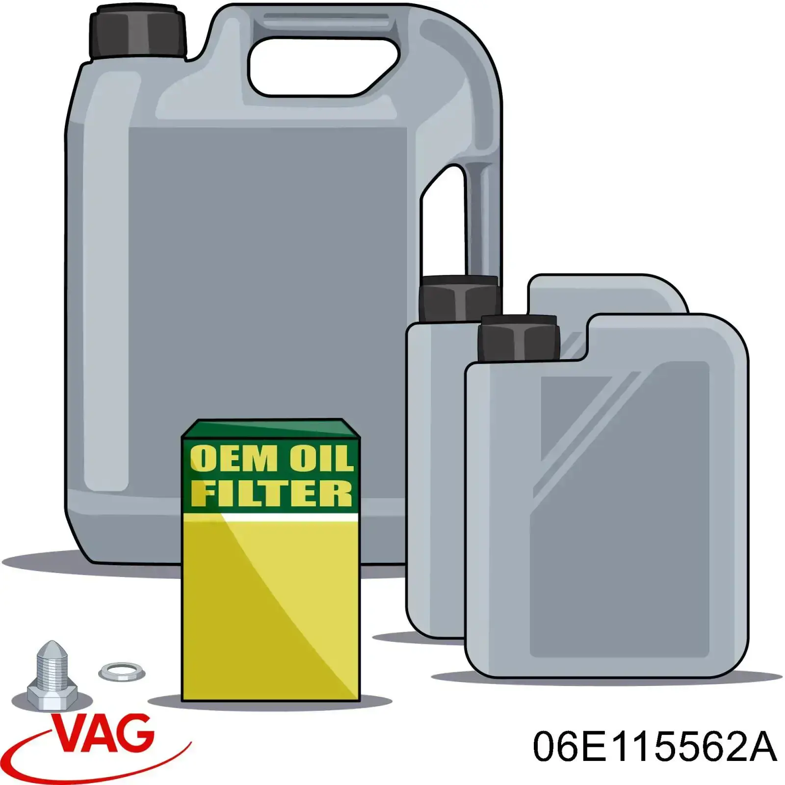 Comprar 06E115562A VAG Filtros de aceite