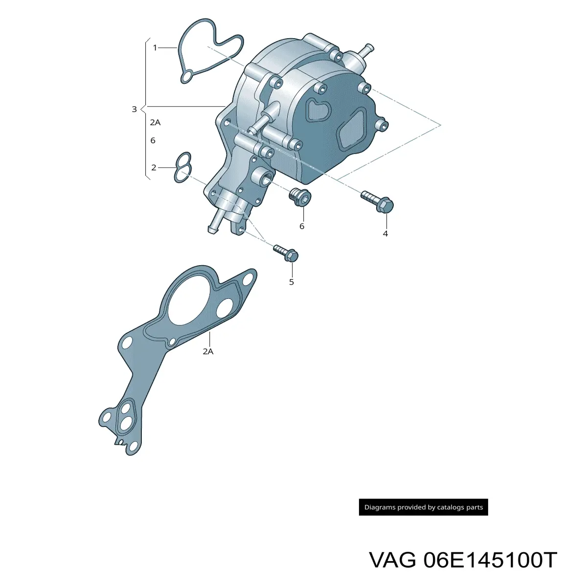Depresor de freno  VAG 06E145100T