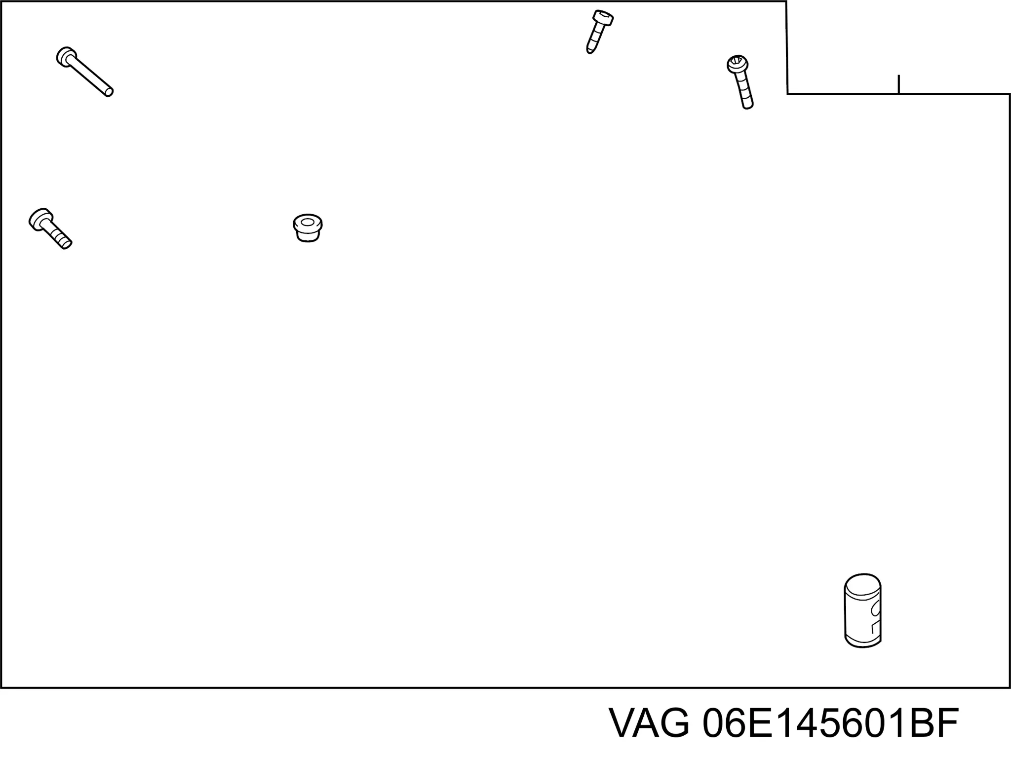 Comprar 06E145601BF VAG Compresor de sobrealimentación del motor