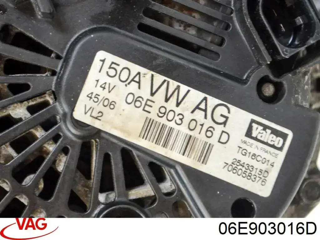 Alternador del motor VAG 06E903016D precio, desde 191,66 EUR