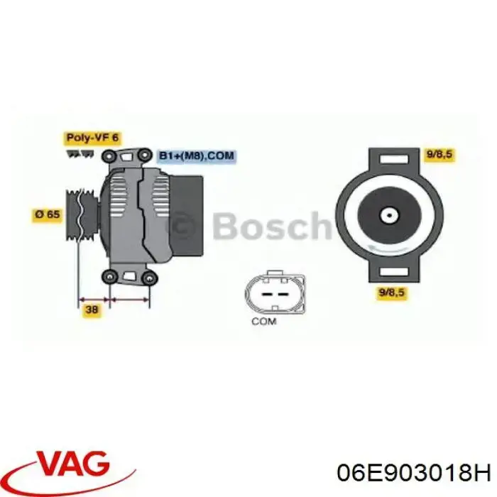 Comprar 06E903018HV VAG Dynamo