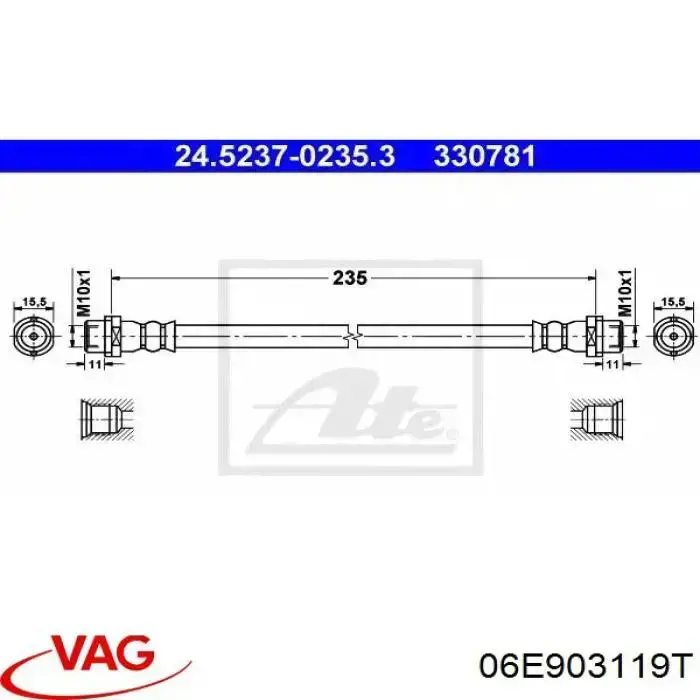 Polea rueda libre VAG 06E903119T precio, desde 42,71 EUR