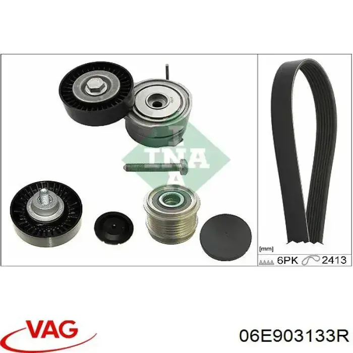 Tensor de la correa trapecial VAG 06E903133R precio, desde 42,28 EUR
