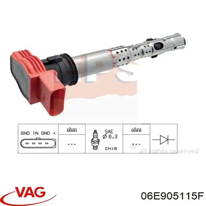 Comprar 06E905115F VAG Bobina