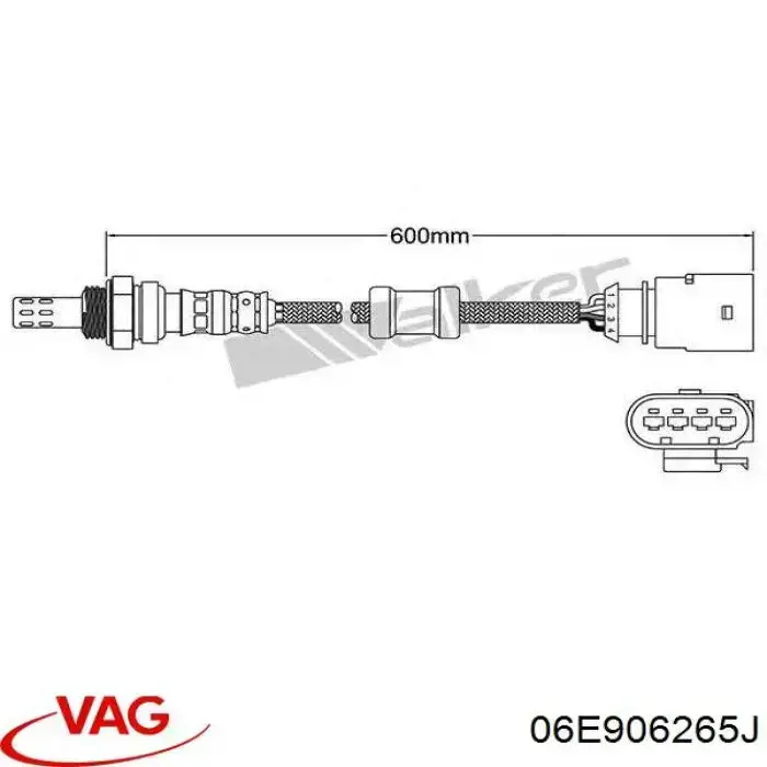 Comprar 06E906265J VAG Sensor de oxígeno previo al catalizador