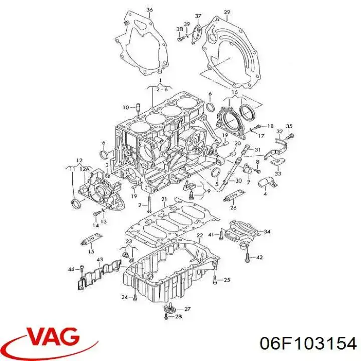 Tobera de aceite VAG 06F103154 precio, desde 30,43 EUR