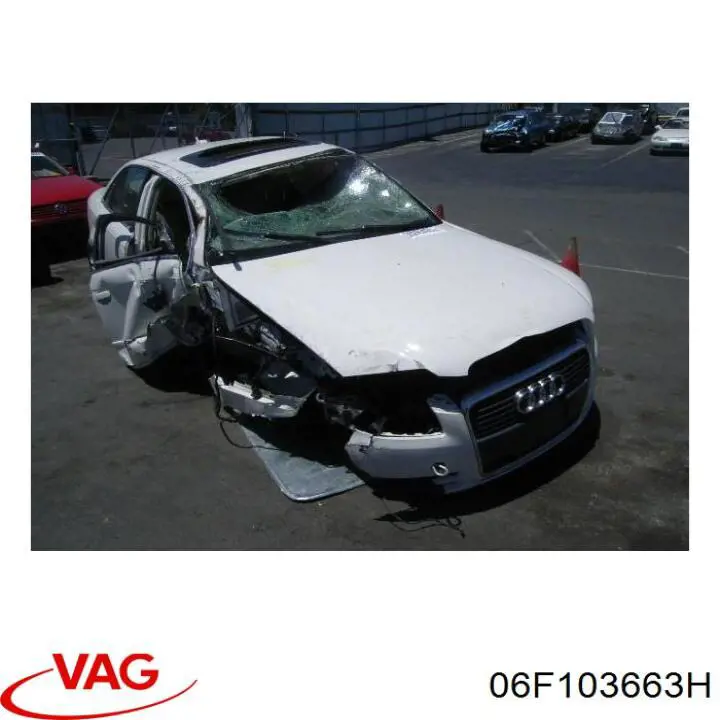 06F103663H VAG Guía de la varilla de nivel de aceite del motor
