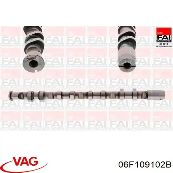 Comprar 06F109102B VAG Árbol de levas de escape
