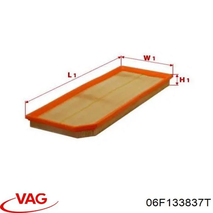 Comprar 06F133837T VAG Caja del filtro de aire