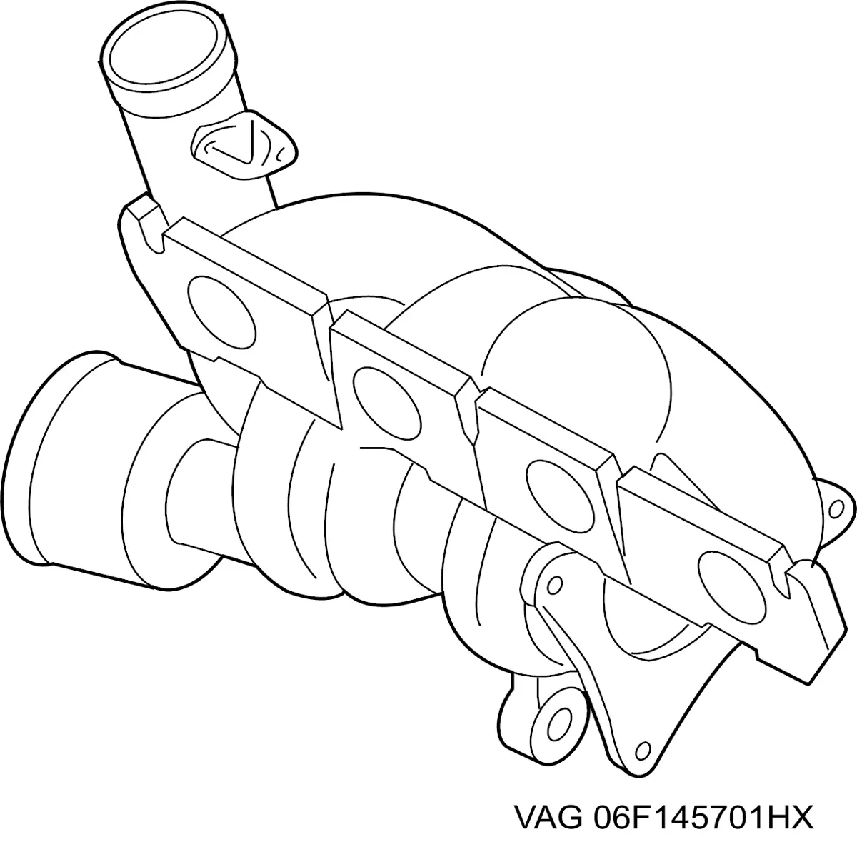 06F145701HX VAG Turbo para motor