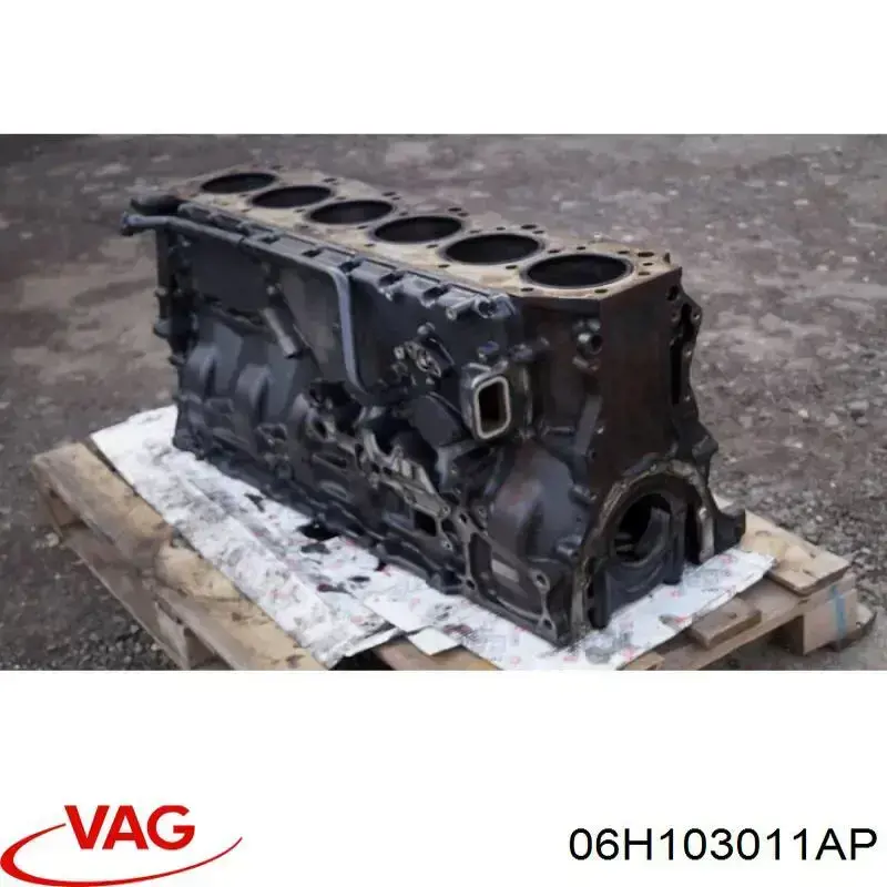 06H103011AP VAG Bloque de cilindros del motor