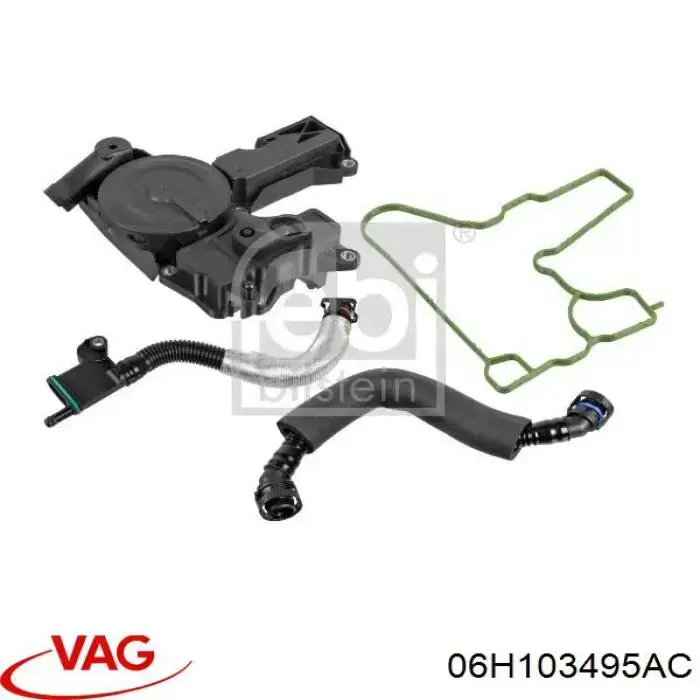 Separador de aceite del sistema de ventilación del cárter VAG 06H103495AC