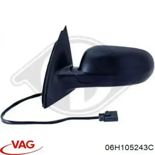 Polea de cigüeñal 06H105243C VAG