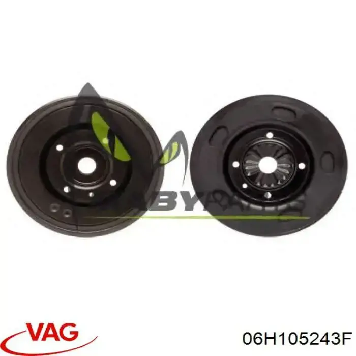 Polea del cigüeñal VAG 06H105243F precio, desde 54,38 EUR