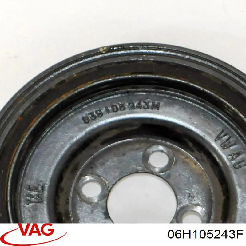 Polea dámper VAG 06H105243F