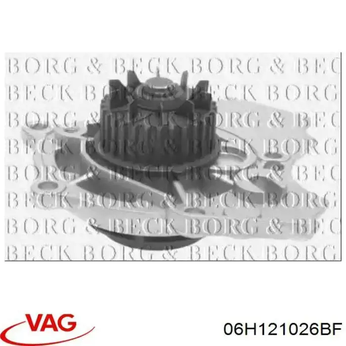 Comprar 06H121026BF VAG Bomba de agua de refrigeración con carcasa