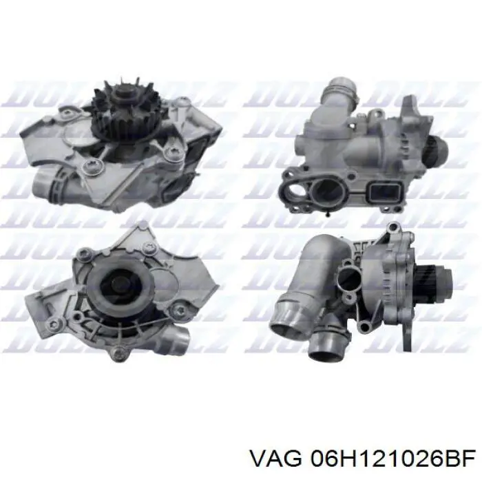 06H121026BF VAG Bombeadora de agua, completo con caja