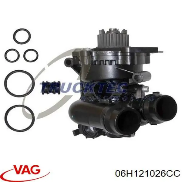 Comprar 06H121026CC VAG Bomba de agua de refrigeración con carcasa