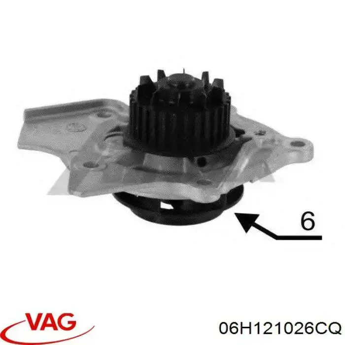 Bomba de agua de refrigeración con carcasa VAG 06H121026CQ precio, desde 143,42 EUR