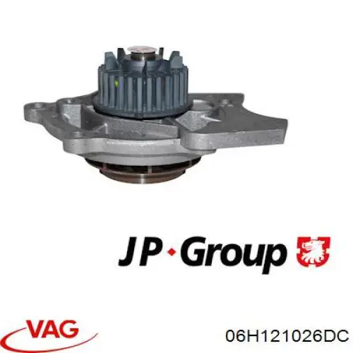 Comprar 06H121026DC VAG Bomba de agua de refrigeración con carcasa