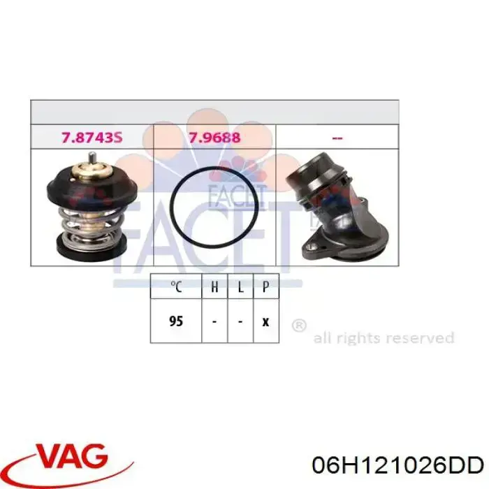 06H121026DD VAG Bombeadora de agua, completo con caja