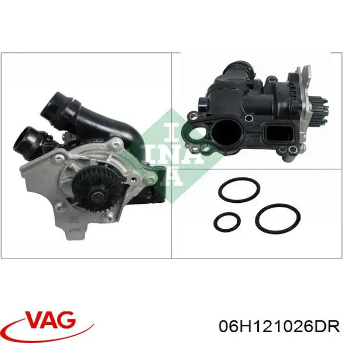 Comprar 06H121026DR VAG Bomba de agua de refrigeración con carcasa