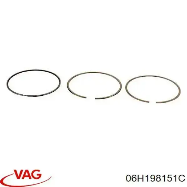 Comprar 06H198151C VAG Aros de pistón para 1 cilindro, STD