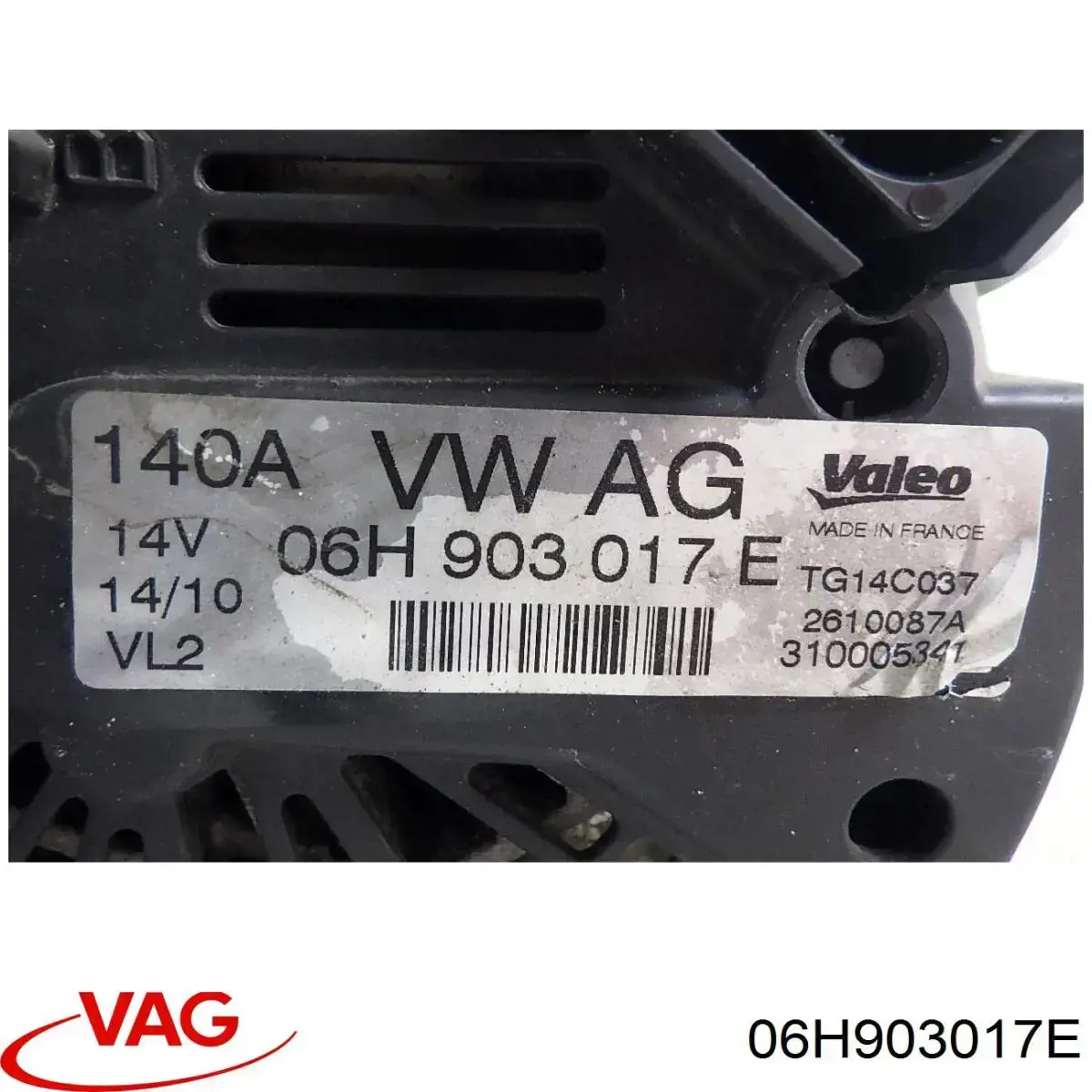 Alternador del motor VAG 06H903017E precio, desde 187,31 EUR