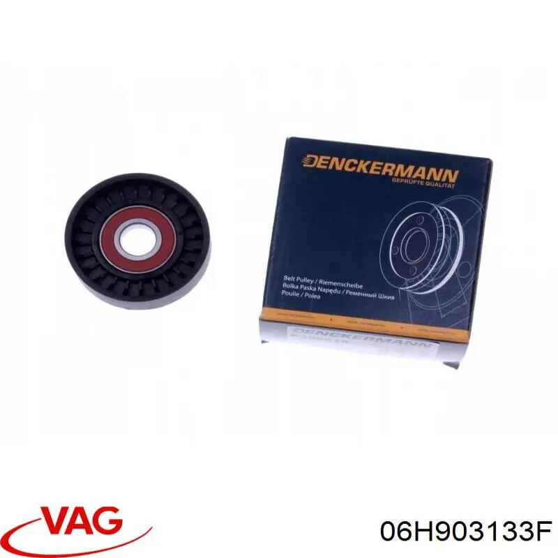 Tensor de correa poli V 06H903133F VAG
