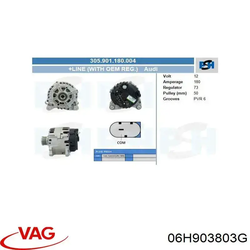 Regulador 06H903803C VAG