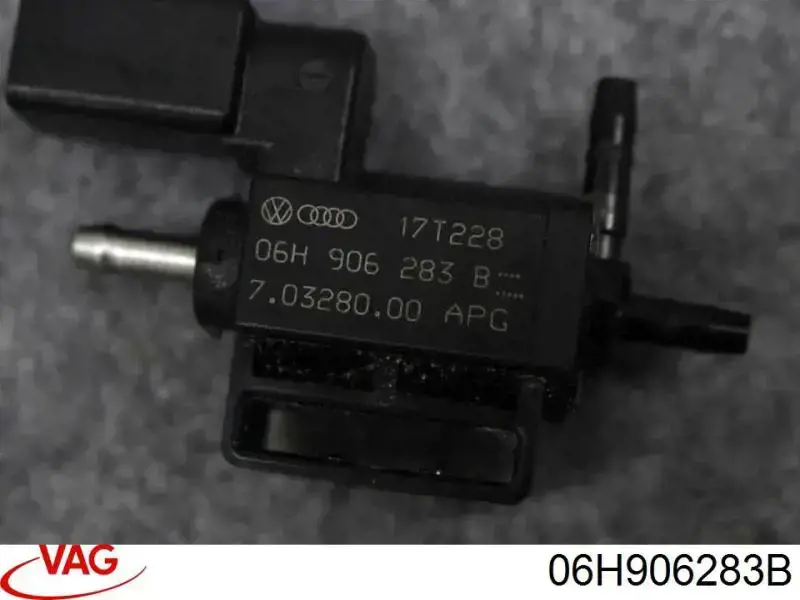 Válvula solenoide de control de la mariposa de aire secundario 06H906283B VAG
