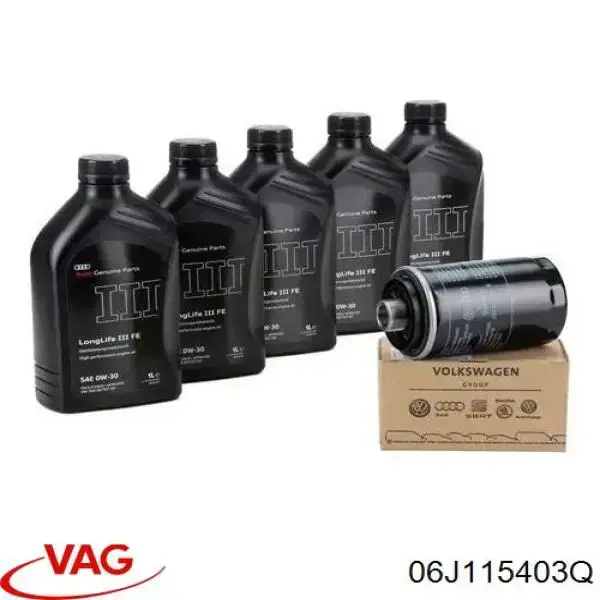 Filtro de aceite 06J115403Q VAG