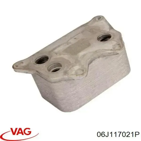 Radiador de aceite debajo del filtro 06J117021P VAG