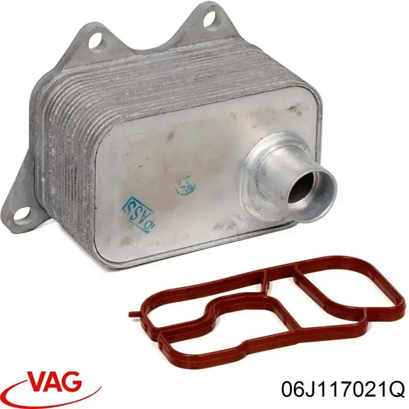 Radiador de aceite debajo del filtro 06J117021Q VAG
