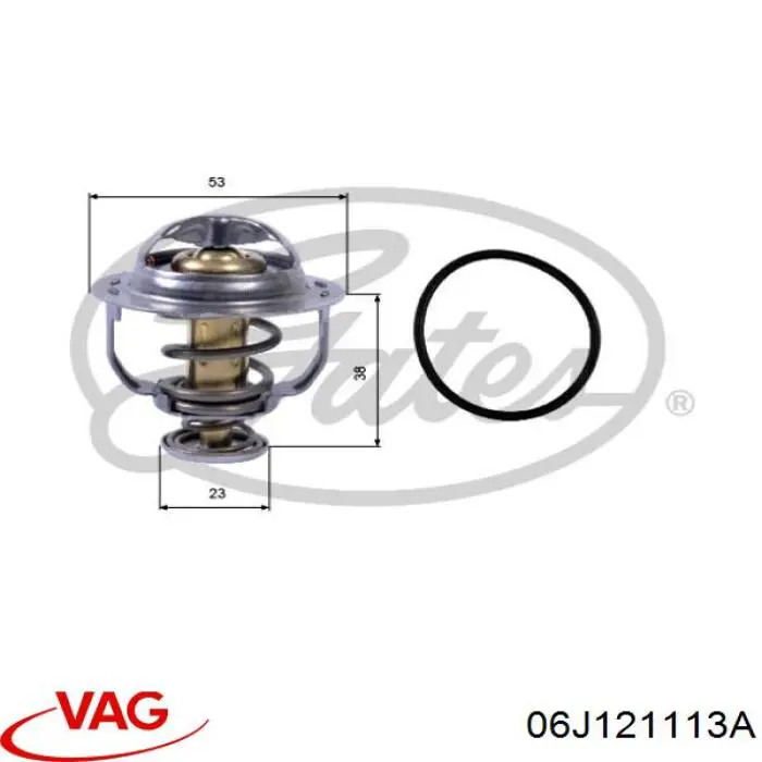 06J121113A VAG Termostato de agua