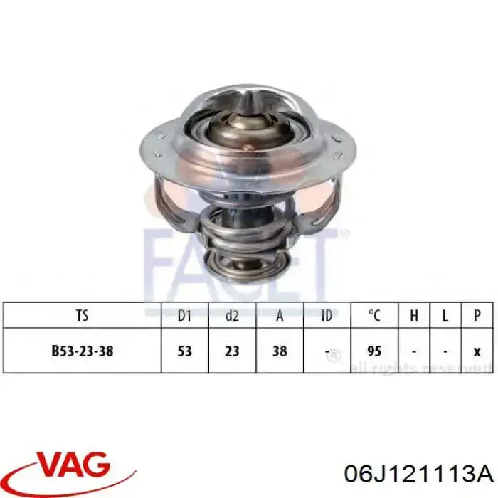 Comprar 06J121113A VAG Termostato